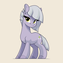 Size: 2550x2550 | Tagged: safe, artist:aquaticvibes, imported from derpibooru, limestone pie, earth pony, pony, colored hooves, cute, female, full body, g4, high res, limabetes, mare, simple background, smiling, solo, when she smiles