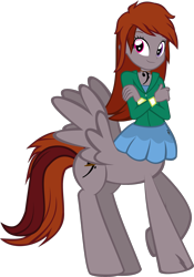 Size: 1374x1958 | Tagged: safe, artist:razoruniboop, imported from derpibooru, oc, oc only, oc:funny jo, centaur, taur, .svg available, bracelet, cloth, female, heterochromia, jewelry, necklace, scar, simple background, spread wings, svg, transparent background, vector, wings