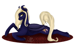 Size: 4000x2500 | Tagged: safe, artist:loopina, imported from derpibooru, oc, oc:shazinéa, bat pony, hybrid, saddle arabian, gem, naughty, pocctober, princess, simple background, solo, stars, to sleep, transparent background