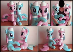 Size: 1710x1233 | Tagged: safe, artist:littlefairyswonders, imported from derpibooru, aloe, lotus blossom, earth pony, pony, irl, photo, plushie, spa twins, toy