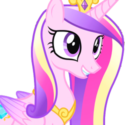 Size: 1686x1687 | Tagged: safe, artist:homersimpson1983, edit, edited screencap, imported from derpibooru, screencap, princess cadance, alicorn, pony, three's a crowd, background removed, female, g4, grin, mare, simple background, smiling, solo, transparent background