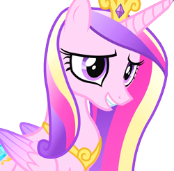 Size: 1710x1687 | Tagged: safe, artist:homersimpson1983, edit, edited screencap, imported from derpibooru, screencap, princess cadance, alicorn, pony, three's a crowd, background removed, female, g4, grin, mare, simple background, smiling, solo, transparent background