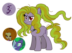 Size: 1280x939 | Tagged: safe, artist:princess-kitsune-tsu, imported from derpibooru, adagio dazzle, mane-iac, oc, oc:bad tune, earth pony, base used, female, magical lesbian spawn, mare, offspring, parent:adagio dazzle, parent:mane-iac, simple background, transparent background