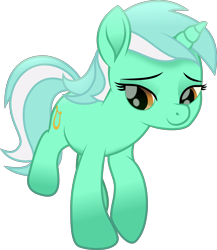 Size: 4125x4747 | Tagged: safe, artist:lincolnbrewsterfan, edit, imported from derpibooru, vector edit, lyra heartstrings, unicorn, .svg available, cute, female, horn, humble, inverted mouth, lidded eyes, lyrabetes, mare, movie accurate, simple background, smiling, svg, transparent background, trotting, vector