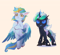 Size: 6540x6039 | Tagged: safe, artist:掷骰儿, imported from derpibooru, oc, oc:siriusnavigator, oc:siriusnavigator(alicorn), oc:siriusnavigator(changeling), alicorn, changeling, pony, reference sheet