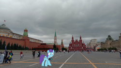 Size: 2560x1447 | Tagged: safe, imported from derpibooru, oc, oc only, earth pony, human, pony, camera, female, grin, high res, irl, irl human, mare, photo, ponies in real life, russia, smiling, solo