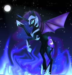 Size: 1385x1446 | Tagged: safe, artist:prettycursor, imported from derpibooru, nightmare moon, alicorn, pony, female, solo