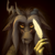 Size: 2000x2000 | Tagged: safe, artist:jewellier, idw, imported from derpibooru, discord, draconequus, spoiler:g5comic, broken horn, bust, comic, dark background, description is relevant, feather, frown, g5, glowing, handsome, high res, horn, implied fluttershy, looking at you, male, mlp fim's twelfth anniversary, old man discord, portrait, sad, sexy, sharp nails, signature, solo, story included, stupid sexy discord