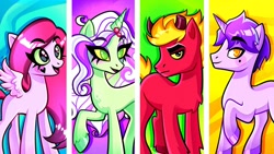 Size: 1280x720 | Tagged: safe, imported from derpibooru, screencap, earth pony, pegasus, pony, unicorn, bully (teen-z), female, g4, luvboy (teen-z), male, mermaid (teen-z), pinky (teen-z), ponified, pony reference, spoilers for another series, teen-z, watermark, youtube, youtube thumbnail