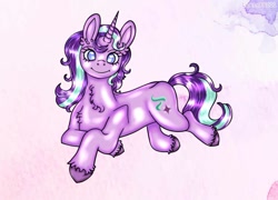 Size: 1049x757 | Tagged: safe, artist:lumiaart11, imported from derpibooru, starlight glimmer, pony, unicorn, chest fluff, female, solo