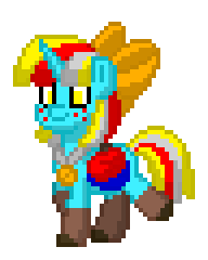 Size: 192x240 | Tagged: safe, imported from derpibooru, oc, oc only, oc:terri softmare, pony, pony town, animated, simple background, solo, transparent background, trotting