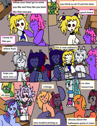 Size: 1263x1633 | Tagged: safe, artist:ask-luciavampire, imported from derpibooru, oc, bat pony, demon, demon pony, earth pony, fairy, fairy pony, original species, pegasus, pony, succubus, undead, unicorn, vampire, vampony, comic, tumblr