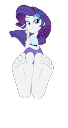 Size: 2200x4100 | Tagged: safe, artist:xebck, imported from derpibooru, rarity, equestria girls, friendship games, barefoot, base, base used, clothes, feet, female, fetish, foot fetish, foot focus, looking at you, simple background, skirt, soles, solo, toes, transparent background, vector