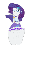 Size: 2200x4100 | Tagged: safe, artist:xebck, imported from derpibooru, rarity, equestria girls, friendship games, barefoot, base, base used, clothes, feet, female, fetish, foot fetish, foot focus, looking at you, nail polish, simple background, skirt, soles, solo, toes, transparent background, vector