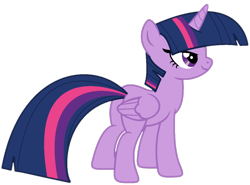 Size: 1162x862 | Tagged: safe, artist:dreamybae, artist:twilyisbestpone, imported from derpibooru, twilight sparkle, alicorn, pony, base used, butt, female, lidded eyes, mare, pegasus wings, plot, simple background, smiling, smug, smuglight sparkle, solo, transparent background, twibutt, twilight sparkle (alicorn), wings