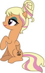 Size: 1501x2445 | Tagged: safe, artist:cloudy glow, edit, imported from derpibooru, vector edit, chestnut magnifico, pegasus, pony, equestria girls, movie magic, spoiler:eqg specials, equestria girls ponified, female, lipstick, mare, ponified, simple background, solo, transparent background, vector