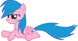 Size: 1024x536 | Tagged: safe, artist:foxyfell1337, imported from derpibooru, firefly, pony, g1, g1 to g4, g4, generation leap, lying down, prone, simple background, solo, transparent background