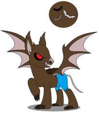 Size: 2160x2650 | Tagged: safe, artist:metal-jacket444, imported from derpibooru, monster pony, pegasus, pony, bat wings, batman, claws, clothes, cutie mark, dc comics, fangs, hairless, kirk langstrom, man-bat, ponified, simple background, solo, torn clothes, transformed, white background, wings