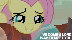 Size: 1280x720 | Tagged: safe, edit, edited screencap, editor:quoterific, imported from derpibooru, screencap, fluttershy, pegasus, pony, season 9, sweet and smoky, spoiler:s09, dragon egg, egg, solo