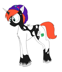 Size: 2054x2388 | Tagged: safe, artist:madtown97, imported from derpibooru, oc, oc only, pony, unicorn, beanie, coat markings, g5, gypsy vannar, hat, male, my little pony: a new generation, my little pony: make your mark, simple background, solo, spots, stallion, transparent background