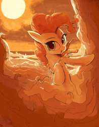 Size: 3000x3828 | Tagged: safe, artist:vultraz, imported from derpibooru, pinkie pie, earth pony, ghost, ghost pony, pony, undead, female, looking at you, mare, pinktober, solo