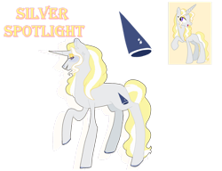 Size: 1280x983 | Tagged: safe, artist:frogstool, imported from derpibooru, oc, oc only, oc:silver spotlight, pony, unicorn, female, mare, offspring, parent:coco pommel, parent:rarity, parent:trenderhoof, parents:trenderity, simple background, solo, sperm donation, transparent background