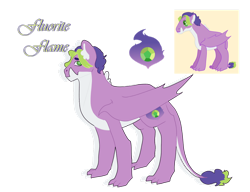 Size: 1280x983 | Tagged: safe, artist:frogstool, imported from derpibooru, oc, oc only, oc:flourite flame, dracony, hybrid, female, interspecies offspring, mare, offspring, parent:rarity, parent:spike, parents:sparity, simple background, solo, transparent background