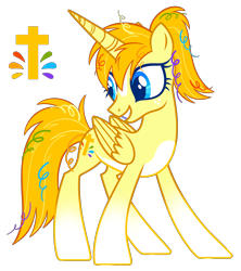 Size: 3399x3834 | Tagged: safe, imported from derpibooru, oc, oc only, oc:praise break, alicorn, alicorn oc, christianity, cute, horn, simple background, slim, solo, transparent background, wings