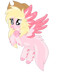 Size: 2314x2951 | Tagged: safe, imported from derpibooru, oc, oc only, oc:lotl love, axolotl, hippogriff, simple background, solo, starry eyes, transparent background, wingding eyes