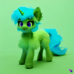 Size: 512x512 | Tagged: safe, imported from derpibooru, oc, oc:green byte, pony, unicorn, ai content, ai generated, blank flank, chest fluff, fluffy, generator:purplesmart.ai, generator:stable diffusion, male, simple background, solo, stallion