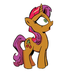 Size: 300x300 | Tagged: safe, editor:fuckomcfuck, idw, imported from derpibooru, cherry spices, pony, unicorn, comic, cropped, simple background, solo, transparent background