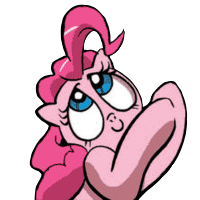 Size: 200x200 | Tagged: safe, editor:fuckomcfuck, idw, imported from derpibooru, pinkie pie, earth pony, pony, comic, cropped, simple background, solo, transparent background