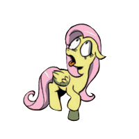 Size: 200x200 | Tagged: safe, editor:fuckomcfuck, idw, imported from derpibooru, fluttershy, pegasus, pony, comic, cropped, looking up, simple background, solo, transparent background