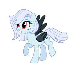 Size: 3144x2934 | Tagged: safe, artist:darbypop1, imported from derpibooru, oc, oc:pfizel, pony, colored wings, simple background, solo, transparent background, wings