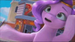 Size: 600x337 | Tagged: safe, imported from derpibooru, screencap, pipp petals, pegasus, pony, spoiler:g5, spoiler:my little pony: make your mark chapter 2, spoiler:myms01e04, ali-conned, animated, female, g5, gif, mare, my little pony: make your mark, my little pony: make your mark chapter 2, solo