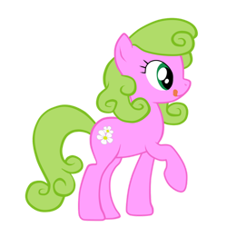 Size: 894x894 | Tagged: safe, artist:ispincharles, imported from derpibooru, daisy, flower wishes, earth pony, pony, female, mare, raised hoof, simple background, solo, transparent background, vector