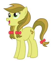 Size: 1760x1936 | Tagged: safe, artist:ispincharles, imported from derpibooru, apple fritter, earth pony, pony, apple family member, female, mare, open mouth, simple background, solo, transparent background, vector