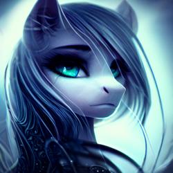 Size: 1024x1024 | Tagged: safe, editor:hawkeyethree, imported from derpibooru, oc, oc only, pony, ai content, ai generated, female, generator:purplesmart.ai, generator:stable diffusion, mare, solo, stoic