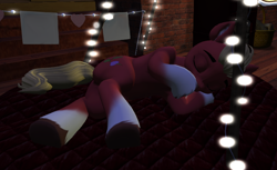 Size: 742x453 | Tagged: safe, imported from derpibooru, sprout cloverleaf, earth pony, pony, 3d, g5, male, second life, sleeping, solo, stallion