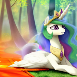 Size: 512x512 | Tagged: safe, imported from ponybooru, princess celestia, machine learning generated, stable diffusion