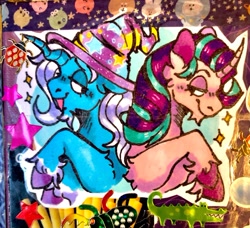 Size: 640x583 | Tagged: artist needed, safe, imported from derpibooru, starlight glimmer, trixie, female, lesbian, shipping, startrix