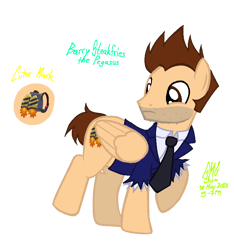 Size: 750x800 | Tagged: safe, artist:goodmangirl, artist:whippingcrram, imported from derpibooru, oc, oc only, oc:barry steakfries, pegasus, pony, simple background, solo, transparent background