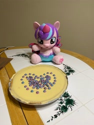 Size: 3024x4032 | Tagged: safe, imported from derpibooru, princess flurry heart, cake, cheesecake, cute, flurrybetes, food, heart, irl, merchandise, photo, unicorn food, unicorn themed food