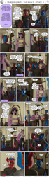 Size: 2000x7190 | Tagged: safe, artist:stellarator, imported from derpibooru, twilight sparkle, oc, oc:juicebox, oc:smoothie, anthro, unguligrade anthro, comic:a morning with the night, comic:a morning with the night part 11, 3d, blender, blender cycles, cycles render, not sfm