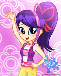 Size: 2015x2490 | Tagged: safe, artist:rjp.rammy, imported from derpibooru, oc, oc:leila, human, equestria girls, bare shoulders, clothes, female, sleeveless, solo