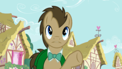 Size: 864x486 | Tagged: safe, imported from derpibooru, doctor whooves, time turner, slice of life (episode), animated, gif