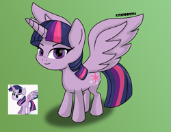 Size: 1299x1000 | Tagged: safe, artist:lisandro256, imported from derpibooru, twilight sparkle, alicorn, pony, female, solo, twilight sparkle (alicorn)