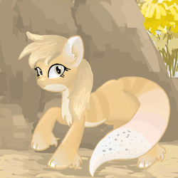 Size: 1000x1000 | Tagged: safe, artist:celedash, imported from derpibooru, oc, pony, eublepharis macularius, forest, mountain, running