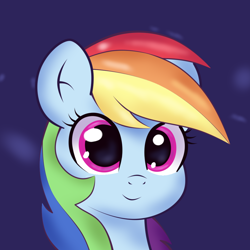 Size: 1024x1024 | Tagged: safe, artist:sparkfler85, imported from derpibooru, part of a set, pegasus, pony, ai assisted, ai content, bust, cute, female, generator:thisponydoesnotexist, portrait, redraw, simple background, solo