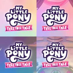 Size: 1920x1920 | Tagged: safe, edit, edited screencap, editor:itsmgh1203, imported from derpibooru, screencap, spoiler:g5, spoiler:my little pony: tell your tale, spoiler:tyts01e29, spoiler:tyts01e30, spoiler:tyts01e31, spoiler:tyts01e32, baby critters, dragon dad, g5, haunted house (episode), my little pony logo, my little pony: tell your tale, night, nightmare night party, no pony